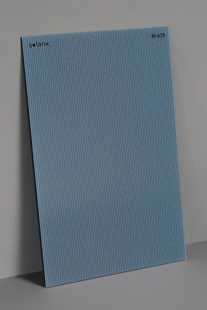 Mistig blauw gekleurd zonnepaneel M-638 | Solarix